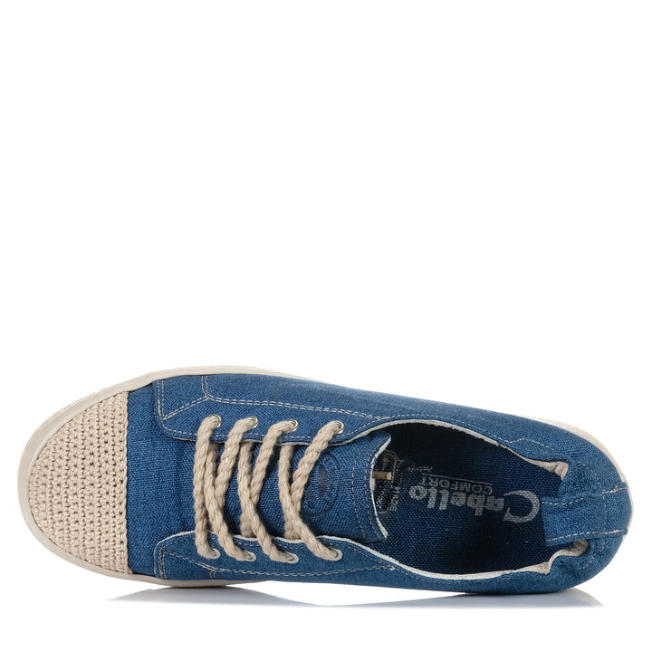 Cabello Uni Jeans, Womens, blue, Cabello, flats, low-tops, shoes, sneakers, womens