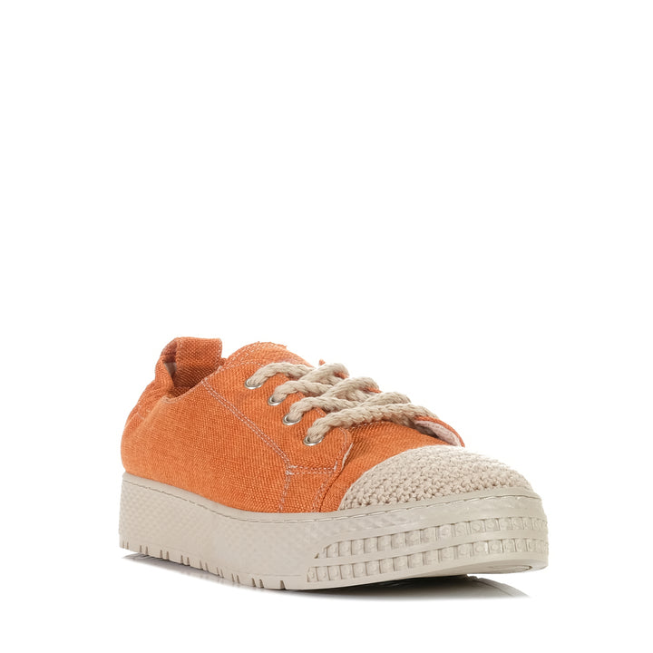 Cabello Uni Orange, Womens, cabello, flats, low-tops, orange, shoes, sneakers, womens