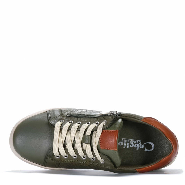 Cabello Ursa Khaki Womens Shoes