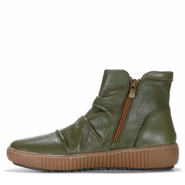 Cabello Winnie Khaki Womens Boots