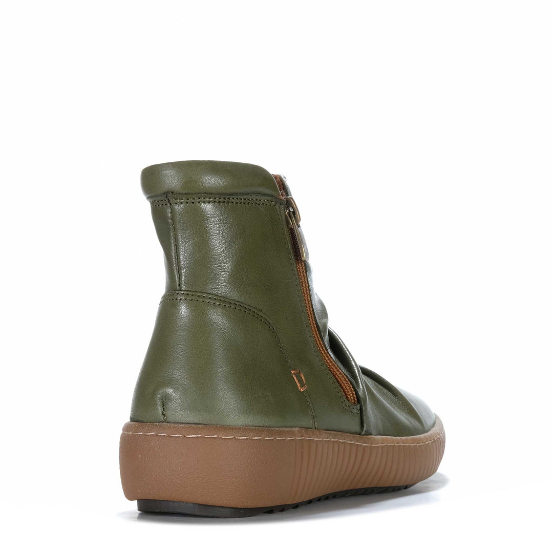 Cabello Winnie Khaki Womens Boots