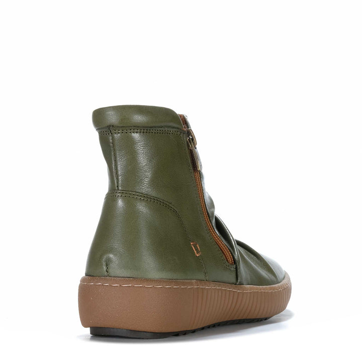 Cabello Winnie Khaki Womens Boots
