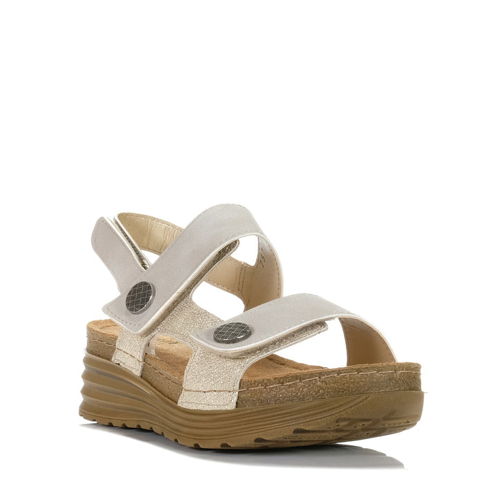 Carlaverde CV757 Beige, 36 EU, 37 EU, 38 EU, 39 EU, 40 EU, 41 EU, 42 EU, carlaverde, flats, sandals, taupe, womens