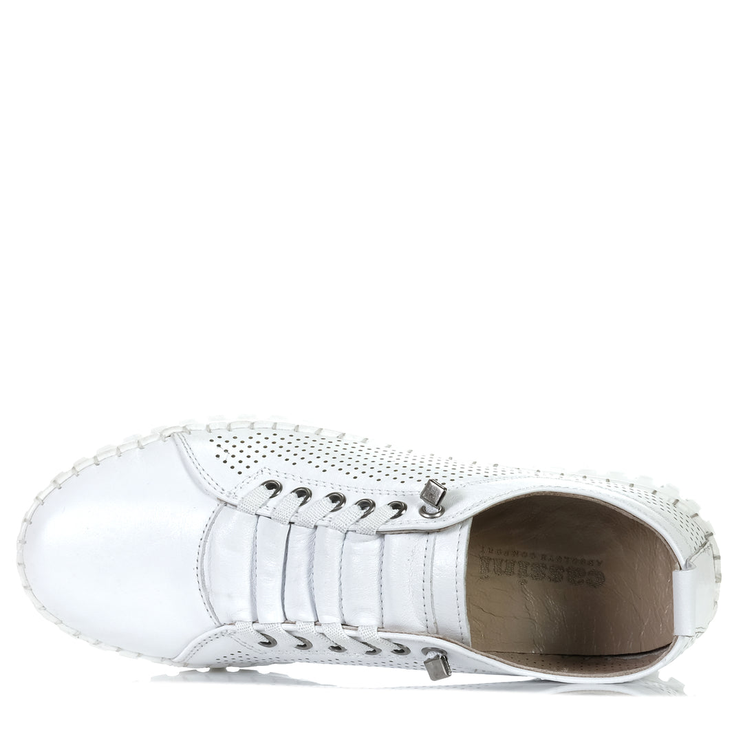 Cassini Mayday White, 37 EU, 38 EU, 39 EU, 40 EU, 41 EU, 42 EU, Cassini, flats, low-tops, shoes, sneakers, white, womens