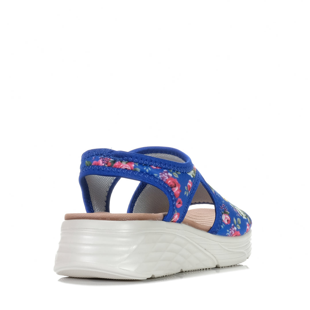 Cassini Mazin Blue Rose, 37 EU, 38 EU, 39 EU, 40 EU, 41 EU, 42 EU, Cassini, flats, multi, sandals, womens