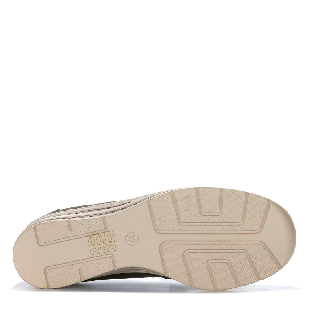 Cassini Mela Olive Suede Womens Shoes