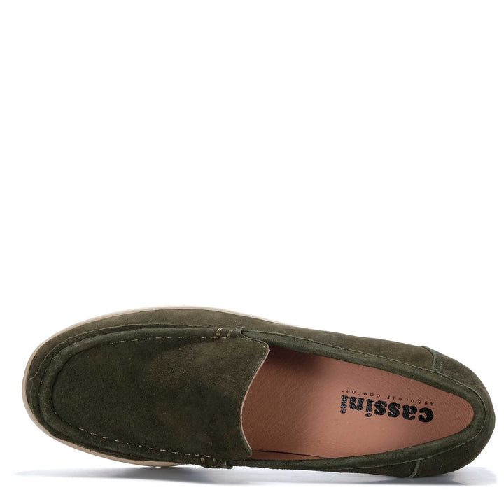 Cassini Mela Olive Suede Womens Shoes