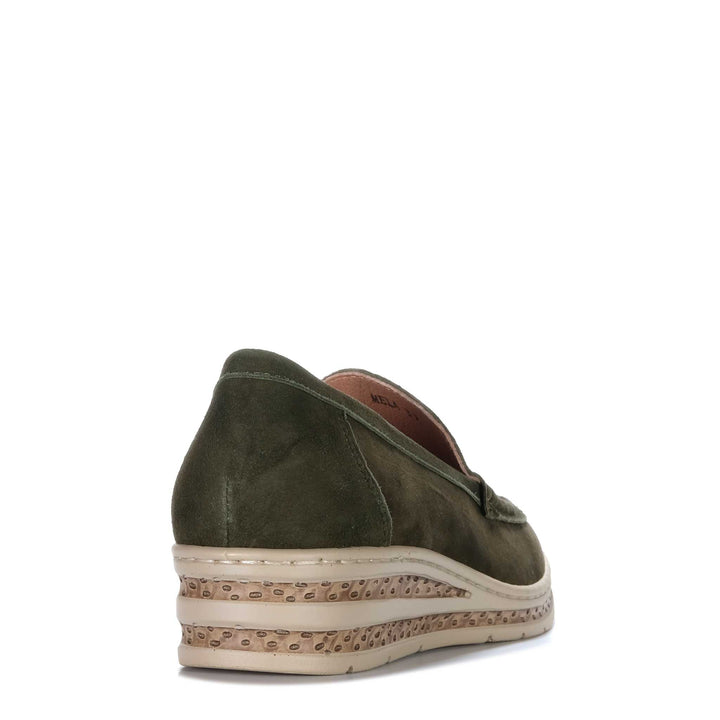 Cassini Mela Olive Suede Womens Shoes