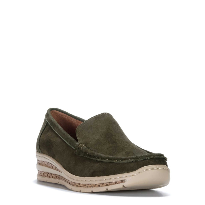 Cassini Mela Olive Suede Womens Shoes