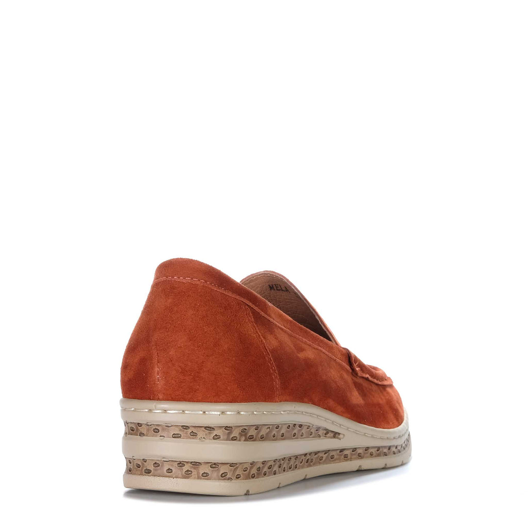 Cassini Mela Rust Suede Womens Shoes