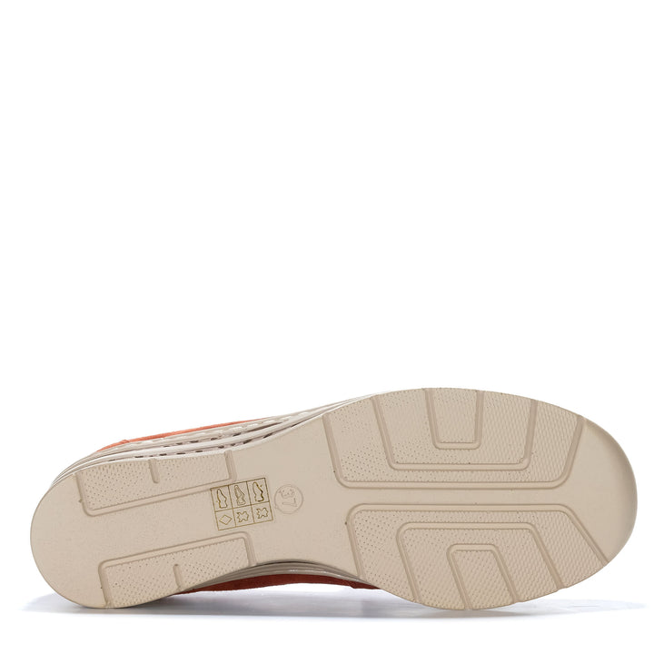 Cassini Mela Rust Suede Womens Shoes