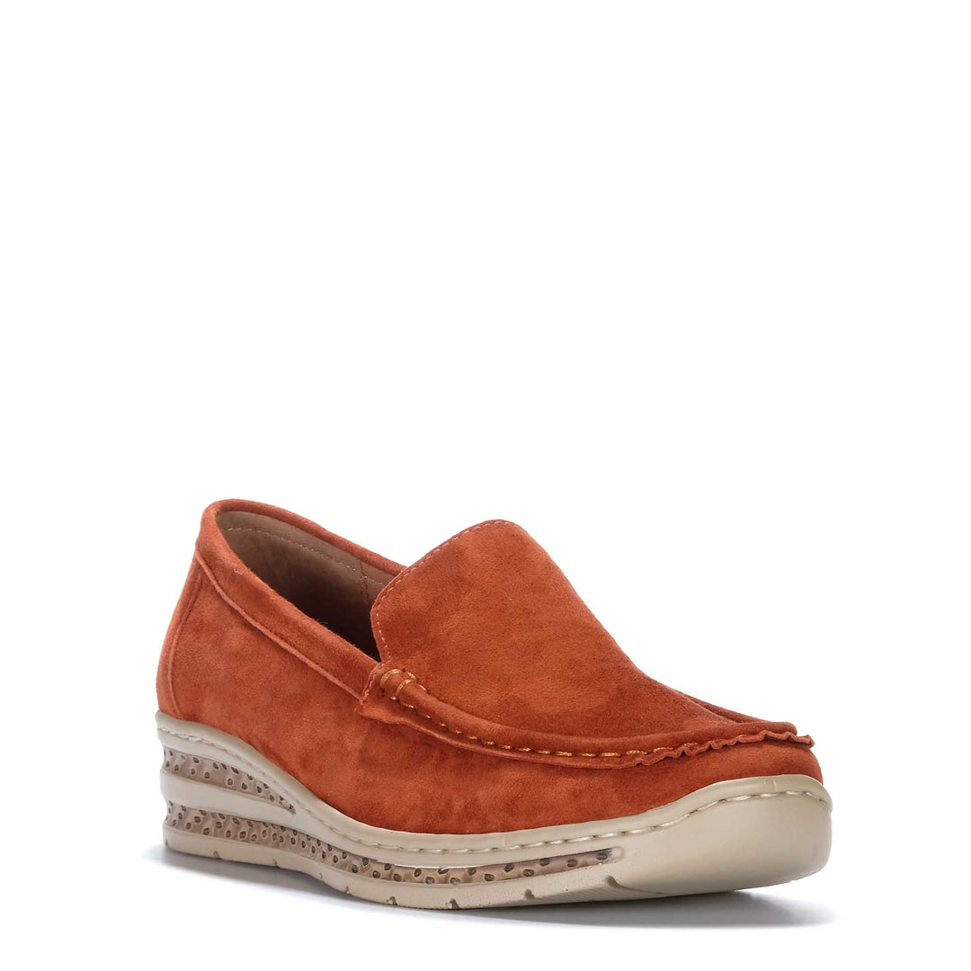 Cassini Mela Rust Suede Womens Shoes