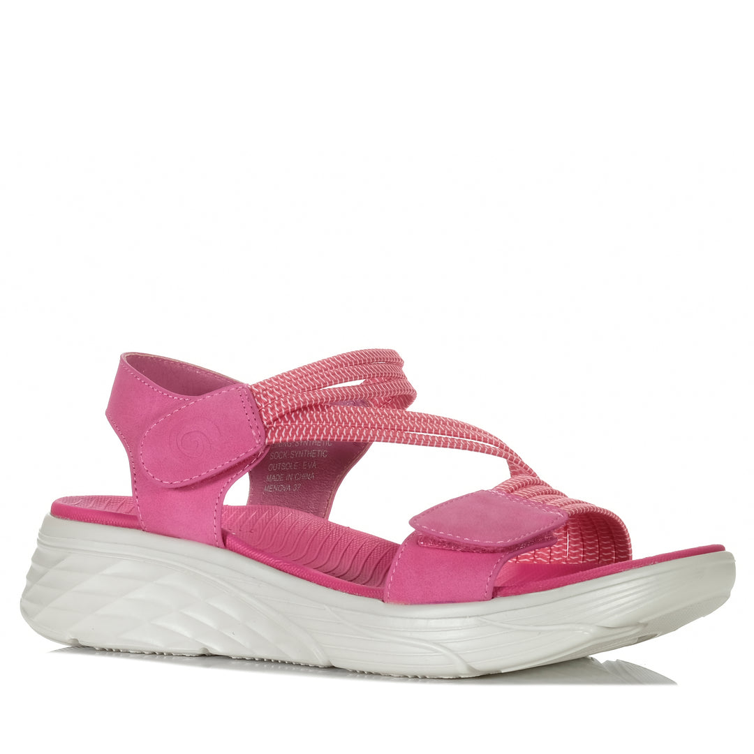 Cassini Menova Hot Pink Womens Sandals
