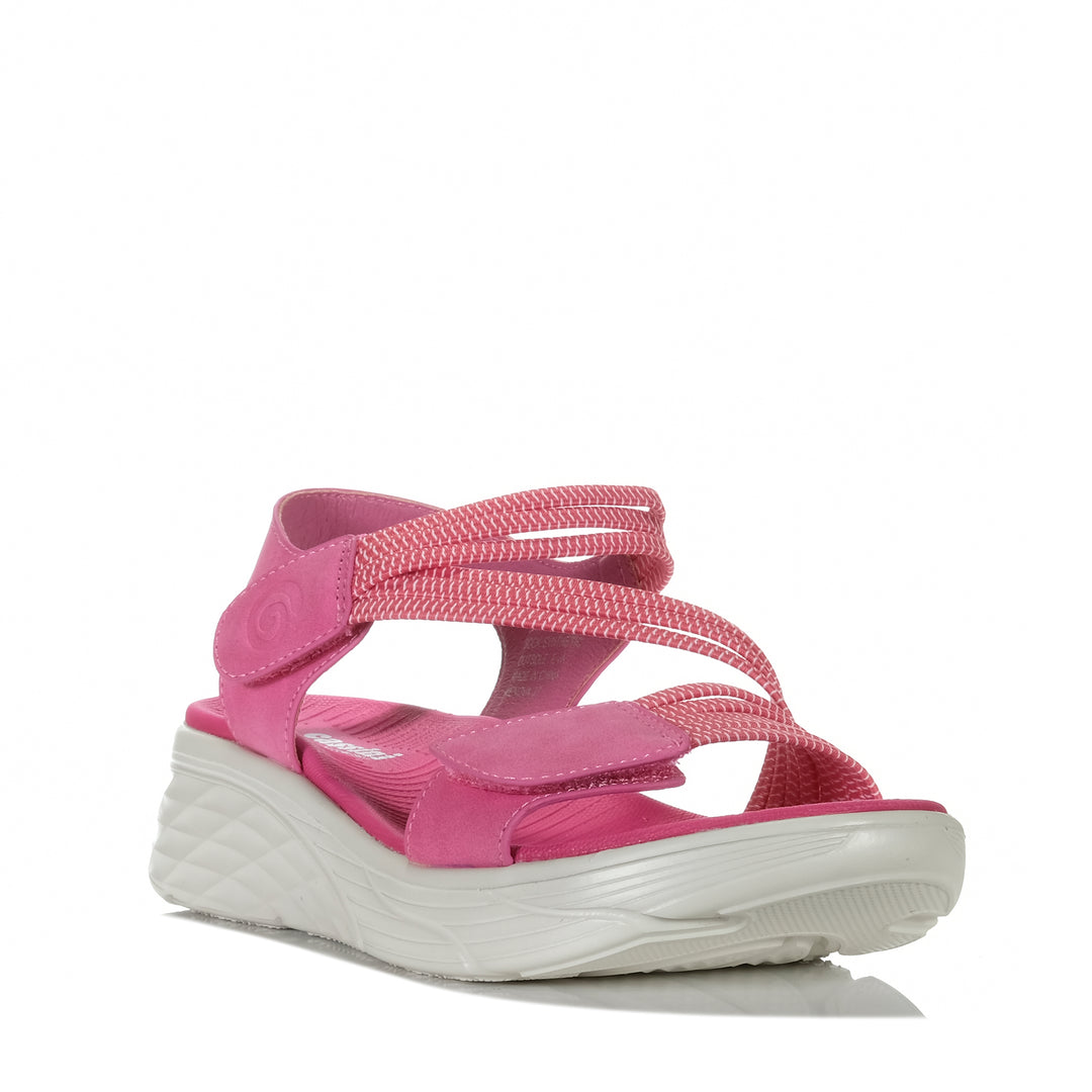 Cassini Menova Hot Pink Womens Sandals