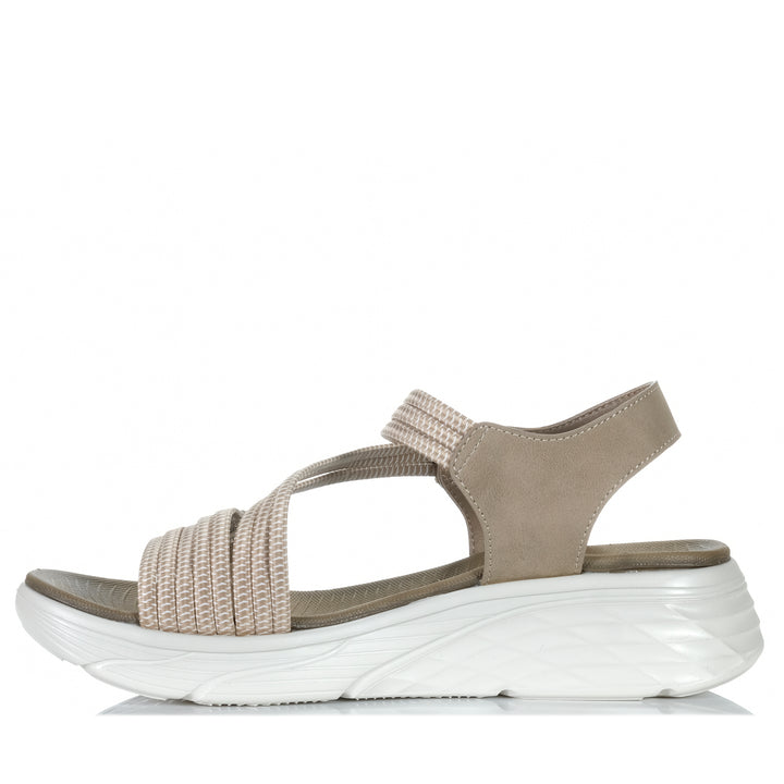 Cassini Menova Khaki Womens Sandals