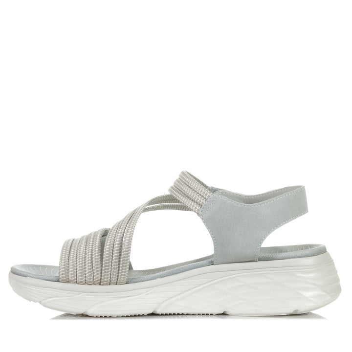 Cassini Menova Light Grey, 36 EU, 37 EU, 38 EU, 39 EU, 40 EU, 41 EU, 42 EU, Cassini, flats, grey, sandals, womens