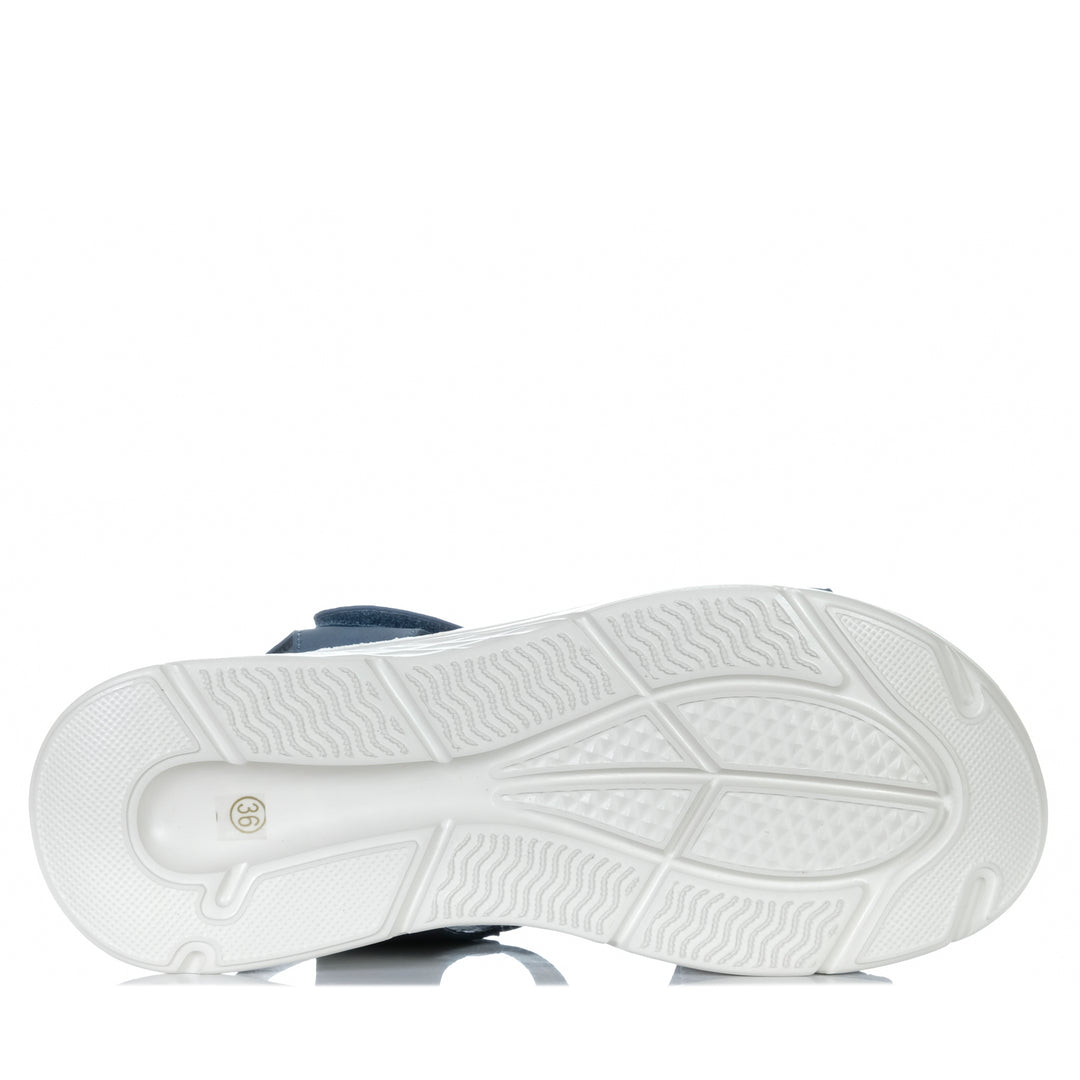 Cassini Menova Navy Womens Sandals