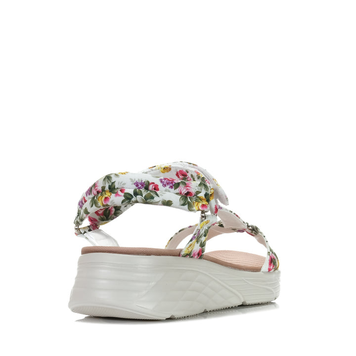 Cassini Merissa White Flower, 37 eu, 38 eu, 39 eu, 40 eu, 41 eu, 42 eu, cassini, flats, multi, sandals, womens