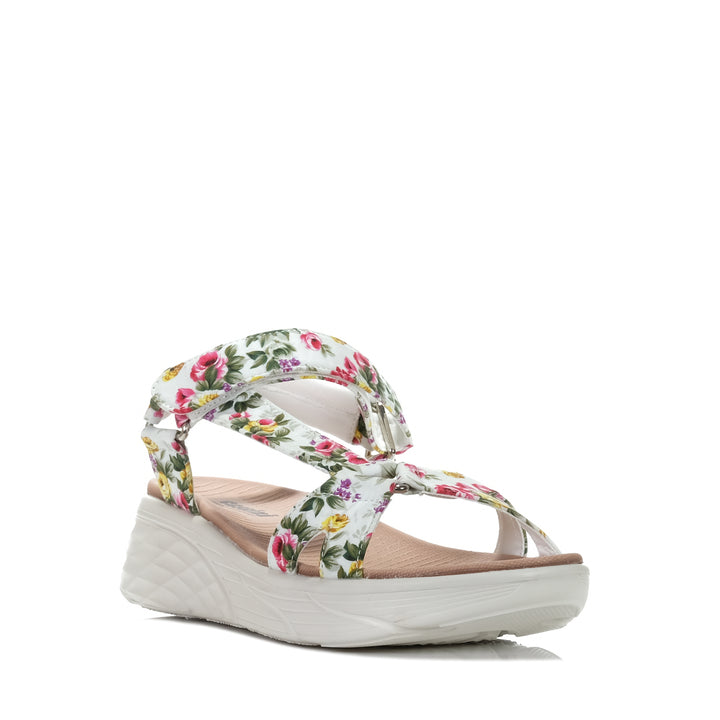 Cassini Merissa White Flower, 37 eu, 38 eu, 39 eu, 40 eu, 41 eu, 42 eu, cassini, flats, multi, sandals, womens