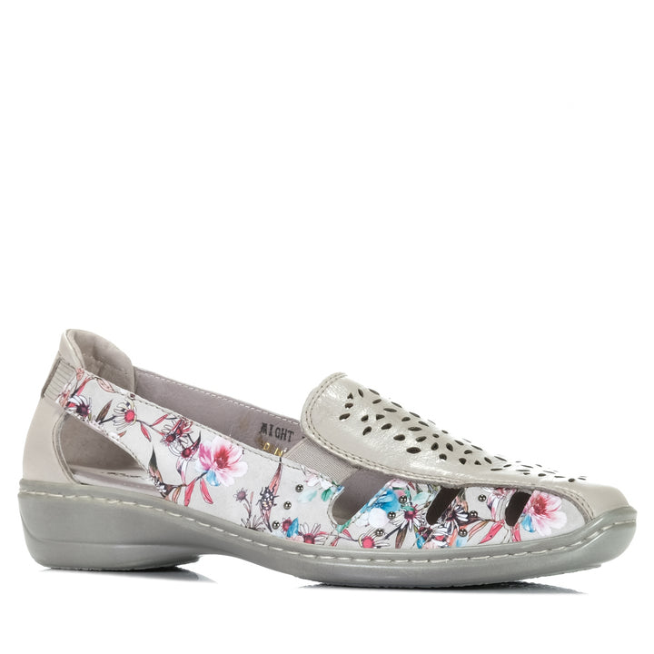 Cassini Might Vapor/Botanic, 37 EU, 38 EU, 39 EU, 40 EU, 41 EU, 42 EU, Cassini, flats, multi, shoes, womens