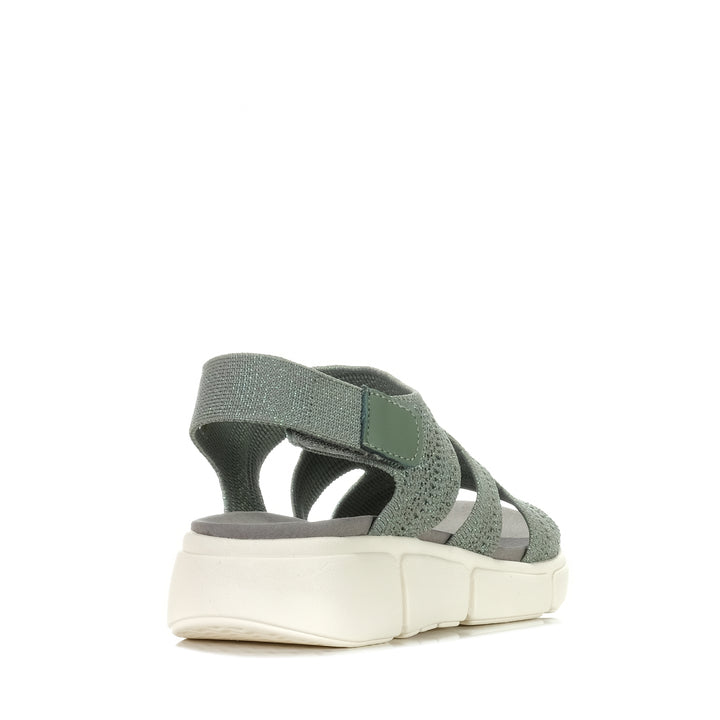 Cassini Montse Khaki, 37 eu, 38 eu, 39 eu, 40 eu, 41 eu, 42 eu, cassini, flats, green, multi, sandals, womens