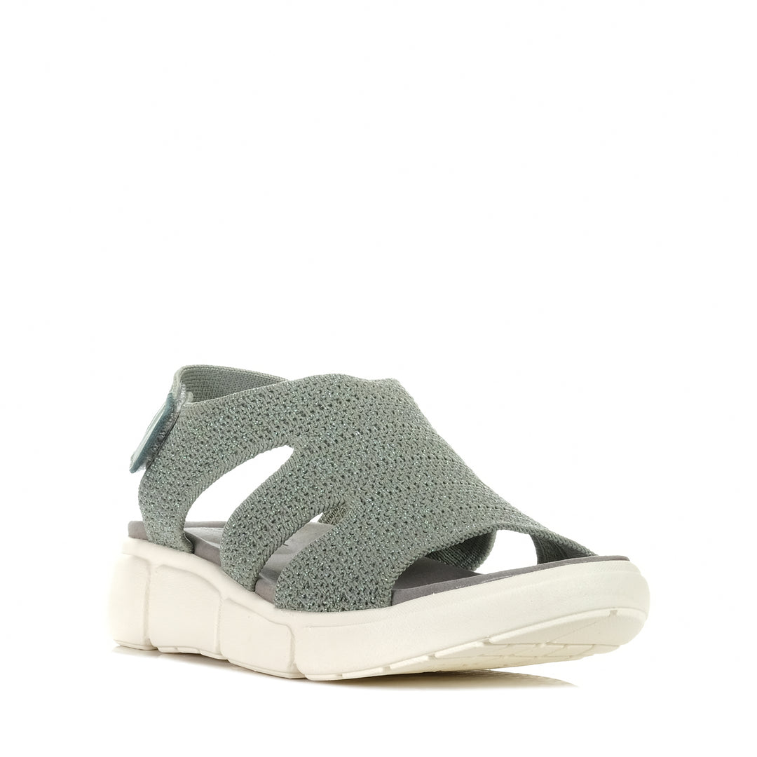 Cassini Montse Khaki, 37 eu, 38 eu, 39 eu, 40 eu, 41 eu, 42 eu, cassini, flats, green, multi, sandals, womens