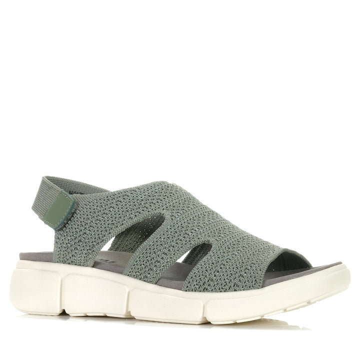 Cassini Montse Khaki, 37 eu, 38 eu, 39 eu, 40 eu, 41 eu, 42 eu, cassini, flats, green, multi, sandals, womens