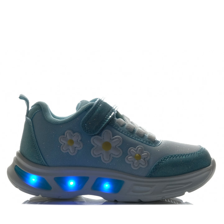Clarks Alessia Blue Multi Youth Shoes