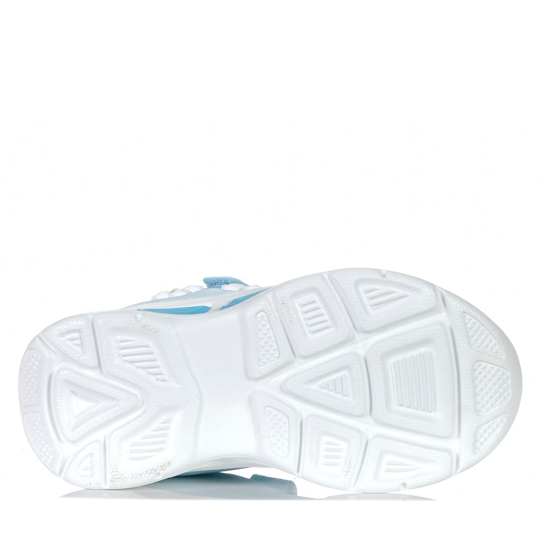 Clarks Alessia Blue Multi Youth Shoes