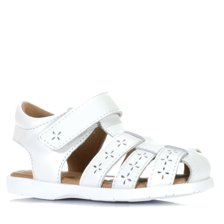 Clarks Ciara White, 10 uk, 11 uk, 12 uk, 5 uk, 6 uk, 7 uk, 8 uk, 9 uk, clarks, kids, sandals, toddler, white