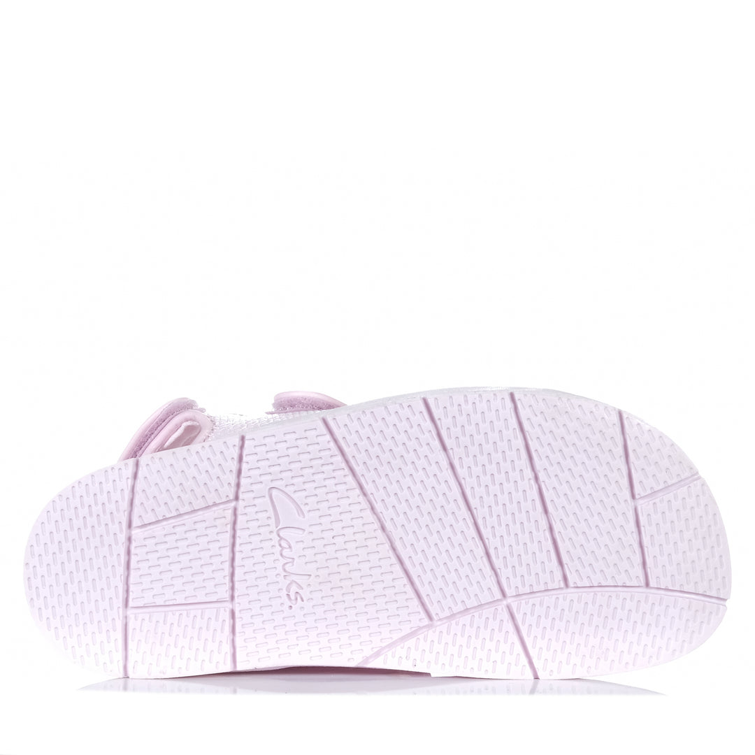 Clarks Nina Pink Youth Sandals
