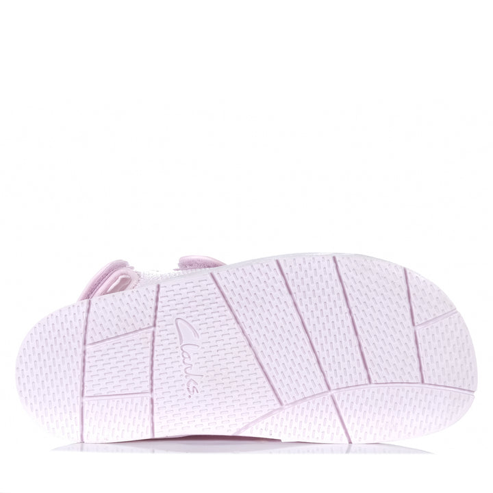 Clarks Nina Pink Youth Sandals