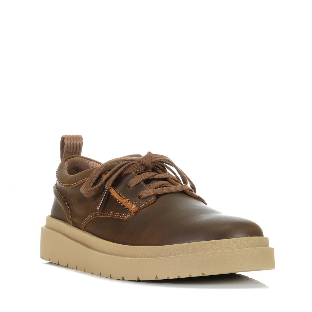 Clarks Polden Lace Beeswax Leather, Mens