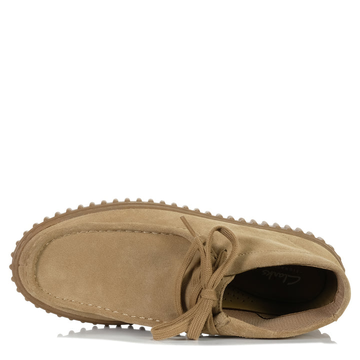 Clarks Torhill Hi Dark Sand Suede