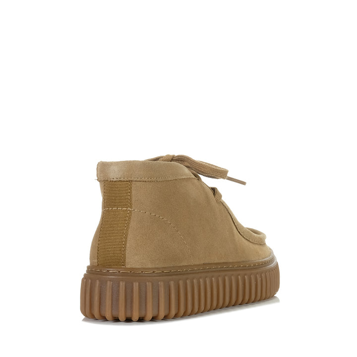 Clarks Torhill Hi Dark Sand Suede