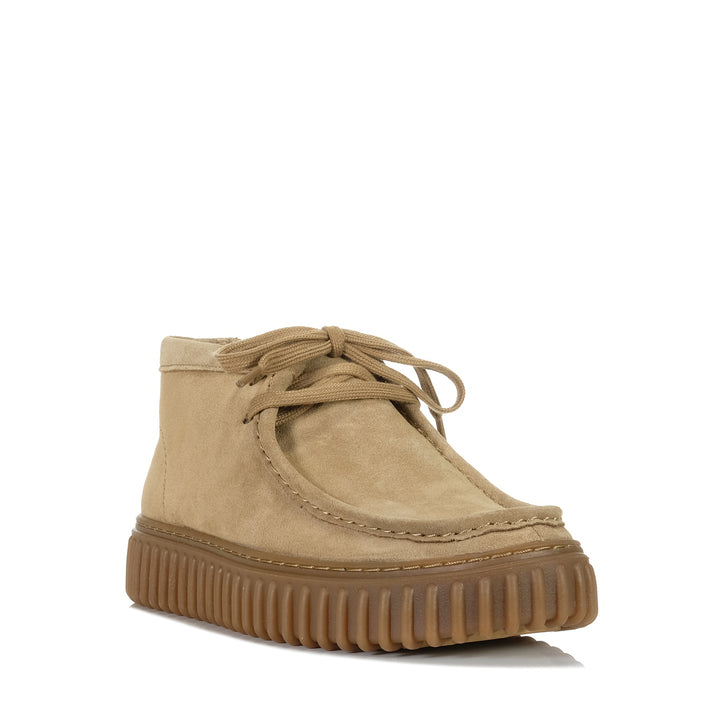 Clarks Torhill Hi Dark Sand Suede