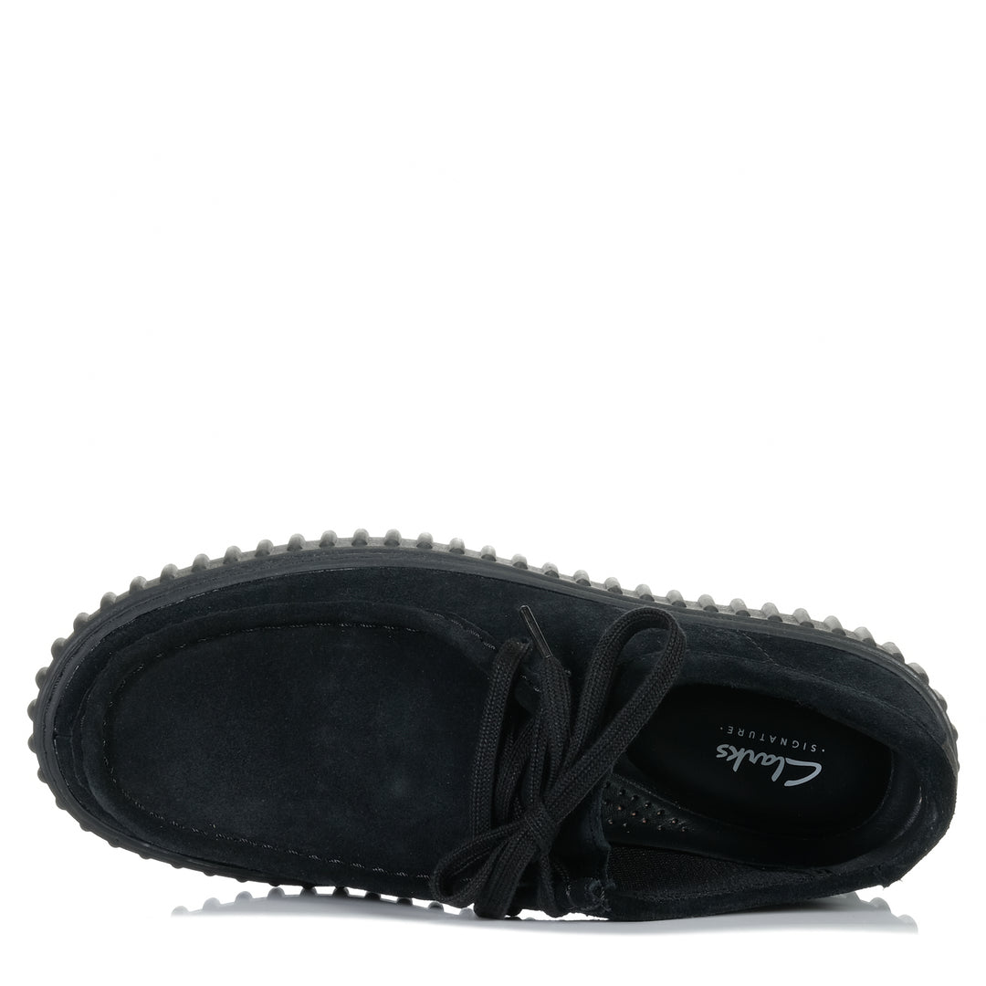 Clarks Torhill Lo Black Suede