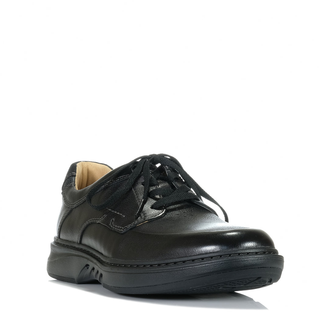 Clarks Un Briley Lace Black Leather