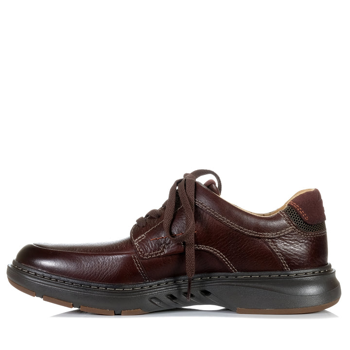 Clarks Un Briley Lace Mahogany Leather