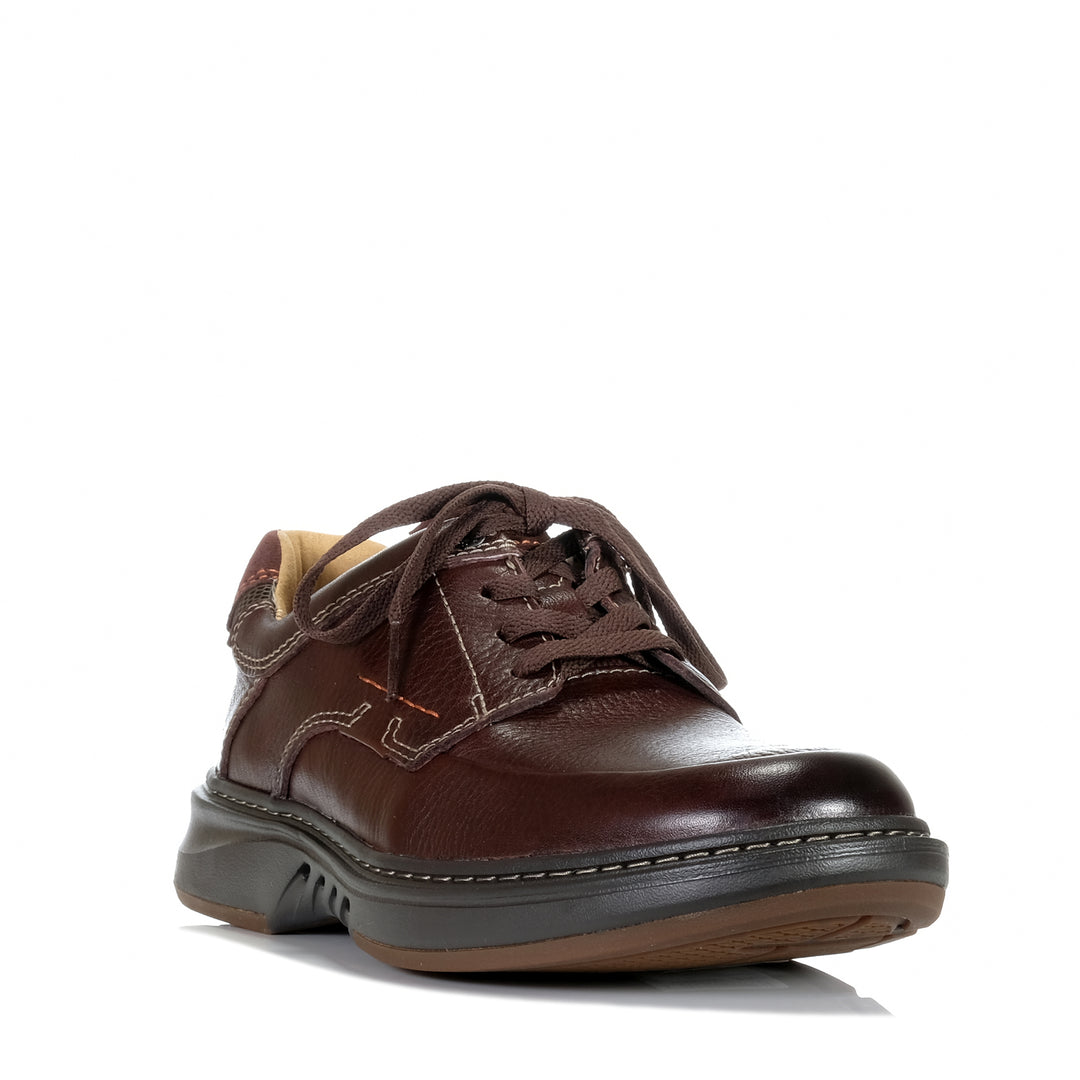 Clarks Un Briley Lace Mahogany Leather