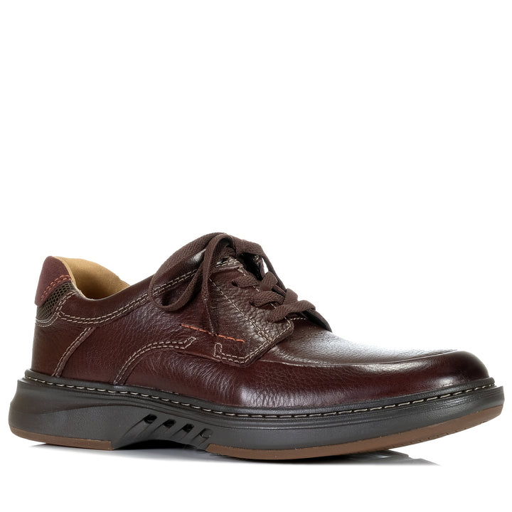 Clarks Un Briley Lace Mahogany Leather