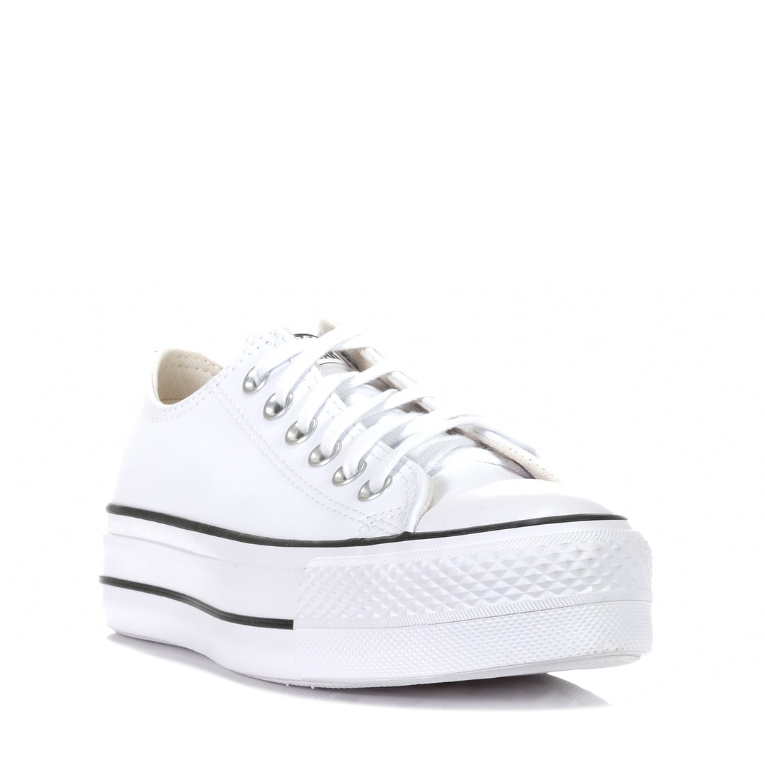 Converse CT All Star Lift Leather Low White, 10 US, 11 US, 6 US, 7 US, 8 US, 9 US, Converse, low-tops, sneakers, white, womens