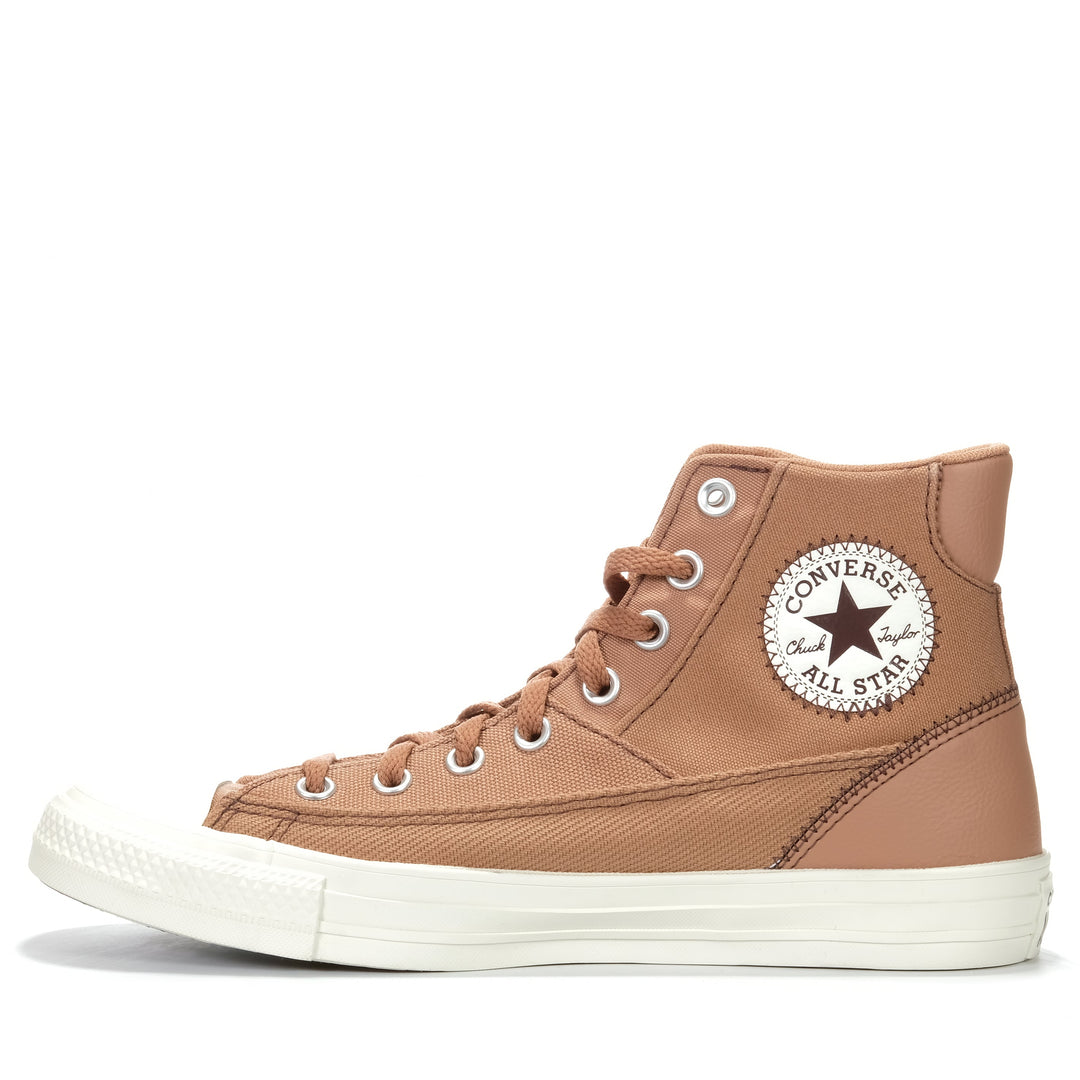 Converse CT All Star Patchwork Hi Clay/Egret, 10 US, 11 US, 12 US, 8 US, 9 US, Converse, high-tops, mens, sneakers, white