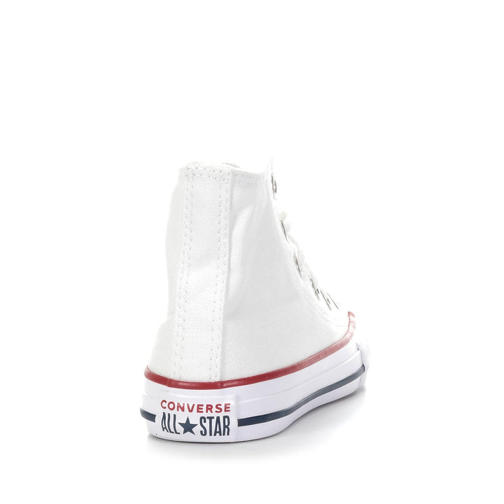 Converse Chuck Taylor All Star High Youth White, 1 US, 11 US, 12 US, 13 US, 2 US, 3 US, bf, boots, converse, kids, white, youth
