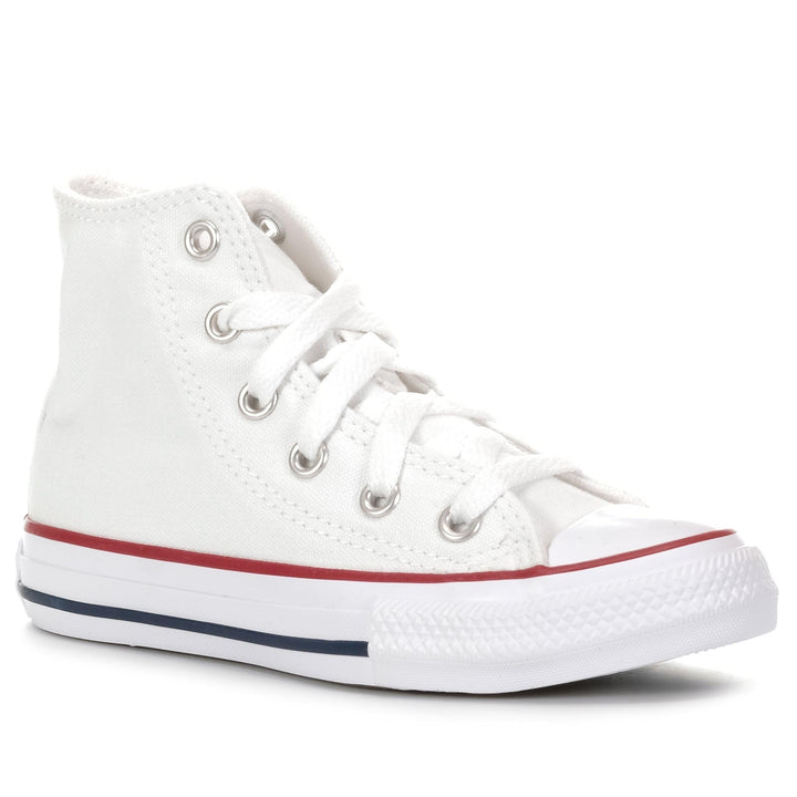 Converse Chuck Taylor All Star High Youth White, 1 US, 11 US, 12 US, 13 US, 2 US, 3 US, bf, boots, converse, kids, white, youth