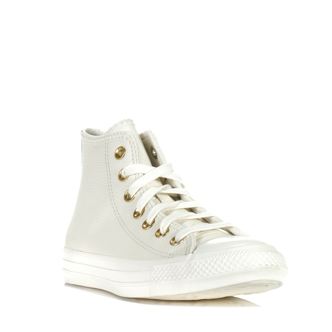 Converse Chuck Taylor All Star Leather High Top Egret Mono