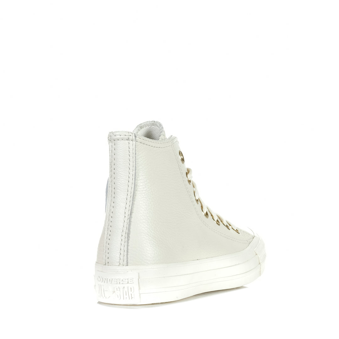 Converse Chuck Taylor All Star Leather High Top Egret Mono