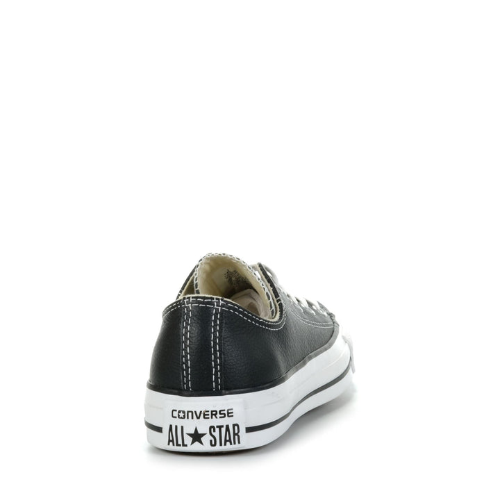 Converse Chuck Taylor All Star Leather Low Black, 3 M / 5 W US, 4 M / 6 W US, 5 M / 7 W US, 6 M / 8 W US, 7 M / 9 W US, 8 M / 10 W US, BF, black, converse, m, mens, sneakers, unisex, w, womens