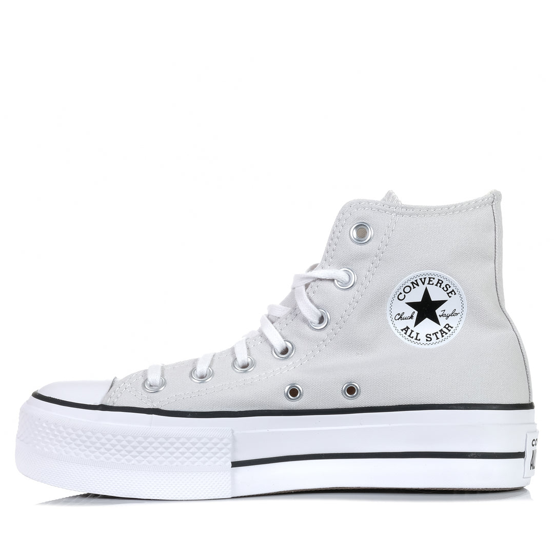 Converse Chuck Taylor All Star Lift High Barely Grey, Womens, converse, grey, hi-tops, sneakers, womens