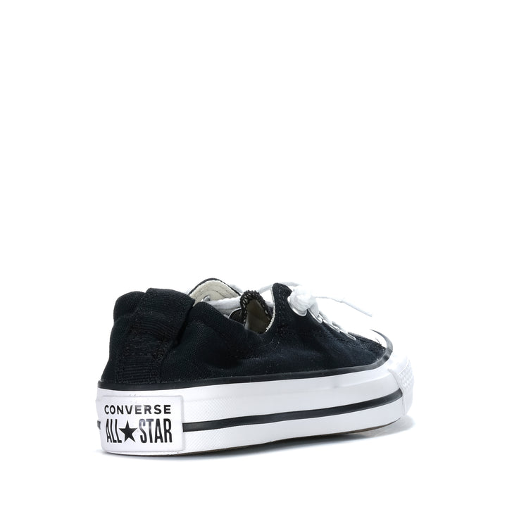 Converse Chuck Taylor All Star Shoreline Slip Ox Black Womens Sneakers